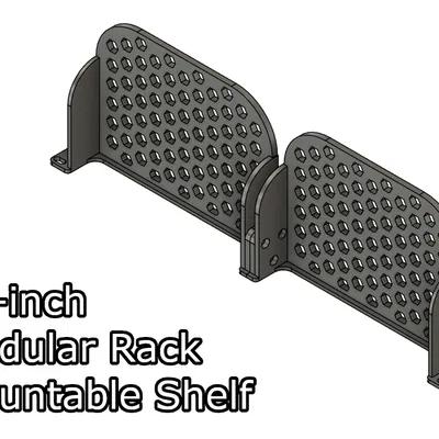 Kệ Shelf Gắn Rack 19-inch Dạng Module (19-inch Modular Rack Mountable Shelf)