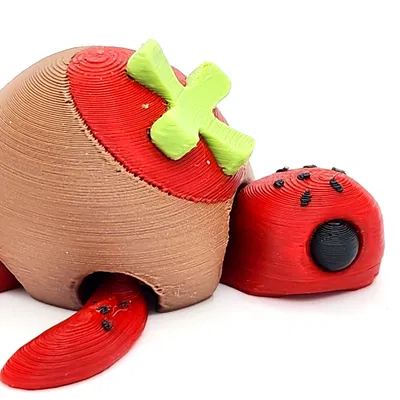 Rùa Dâu Phủ Sô-cô-la (Chocolate Covered Strawberry Turtle)