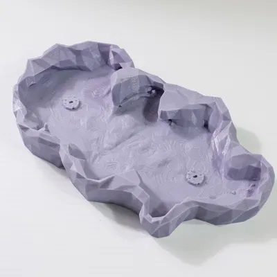 Mô Hình Địa Hình Blood Gulch Halo CE In 3D