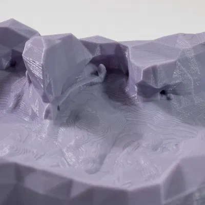 Mô Hình Địa Hình Blood Gulch Halo CE In 3D