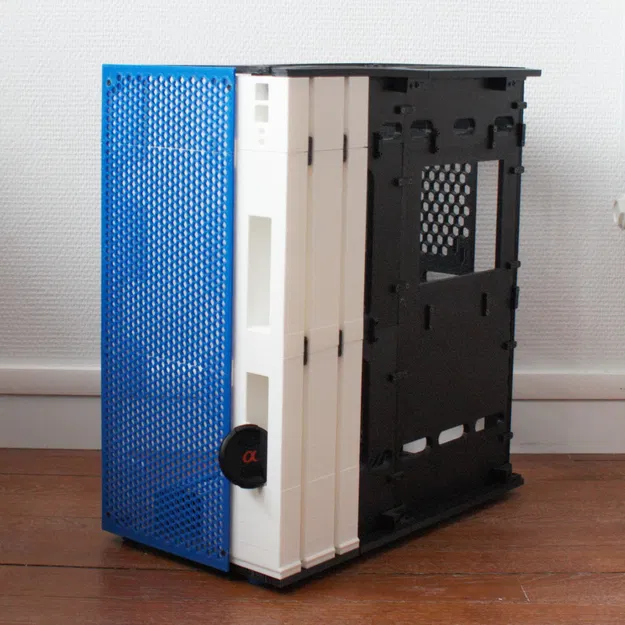 Prototype ATX PC Case – Vỏ PC in 3D hỗ trợ main ATX, PSU ATX, nhiều khay ổ - Image 3
