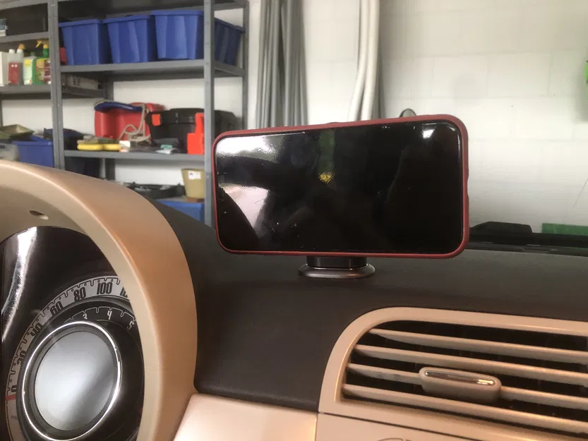 Giá đỡ điện thoại GPS Blue&Me cho FIAT 500 (FIAT 500 GPS Blue&Me Mobile Halterung) - Image 2