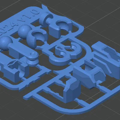 Cánh tay thay thế cho mô hình Dummy 13 in 3D