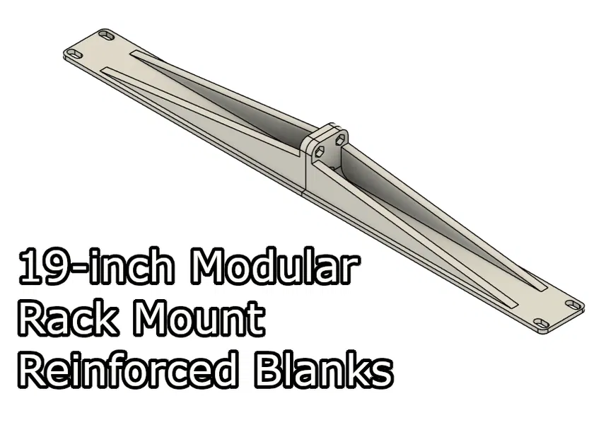 Tấm che rack 19-inch dạng module, gia cường (Reinforced Modular Blanks) - Image 1