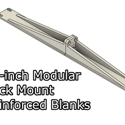 Tấm che rack 19-inch dạng module, gia cường (Reinforced Modular Blanks)