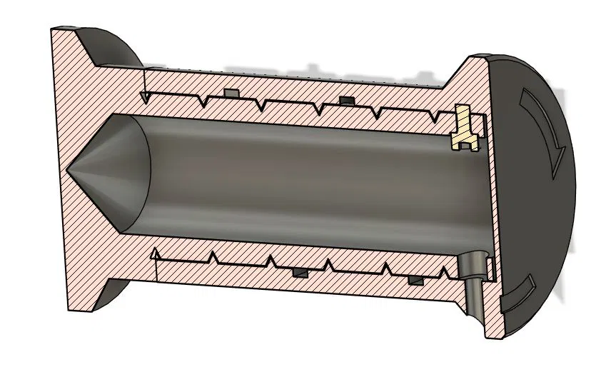 Giá đỡ cuộn dây tóc 2kg telescopic cho Prusa CORE One - Image 5