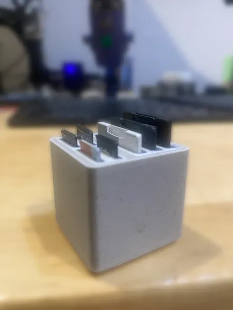 Insert Gridfinity Rugged đựng thẻ SD & micro SD - Image 2