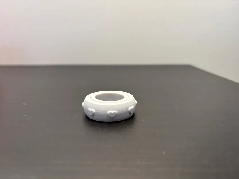Nhẫn Fidget Gyro Hình Trái Tim - Đồ Chơi Giải Tỏa Căng Thẳng - Image 2