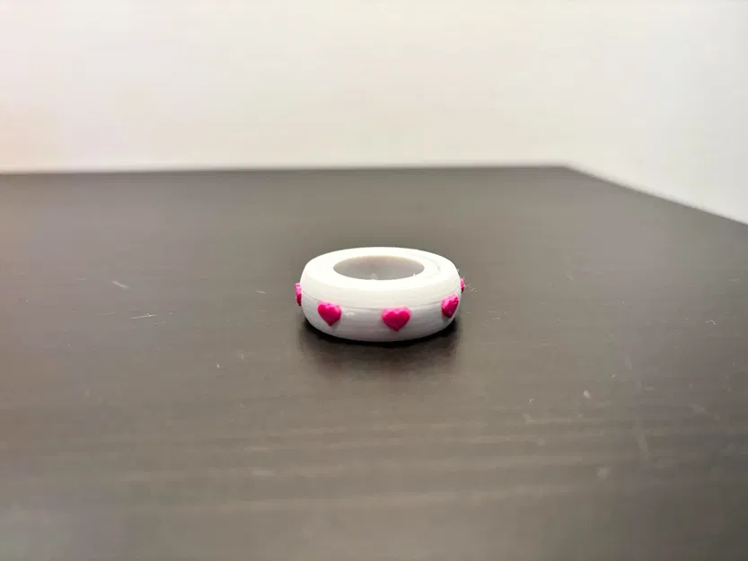 Nhẫn Fidget Gyro Hình Trái Tim - Đồ Chơi Giải Tỏa Căng Thẳng - Image 3