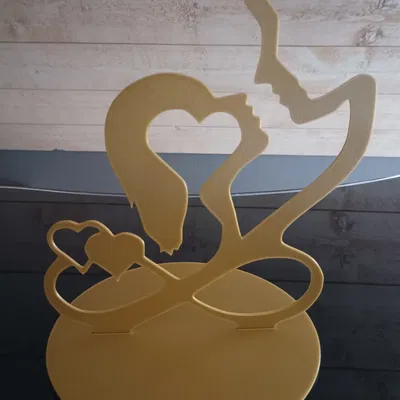 Mô Hình Cặp Đôi Tình Nhân 3D - Quà Tặng Lãng Mạn