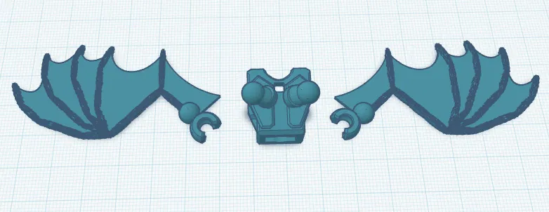 Cánh Rồng 3D Cho Mô Hình Dummy 13 - Phụ Kiện Độc Đáo - Image 2