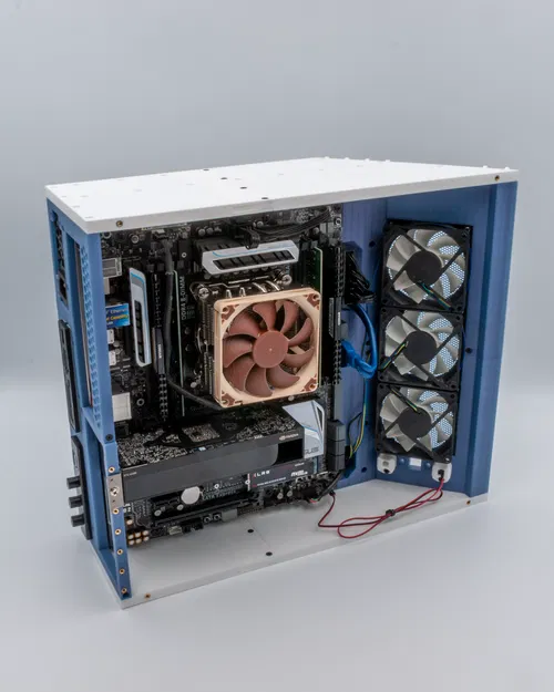 LxW Radiant Ridge - Vỏ PC Full ATX nhỏ gọn - Image 1