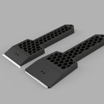 Cán lục giác gắn lưỡi universal – Hex Handle Scrapper blade espatula cuchilla