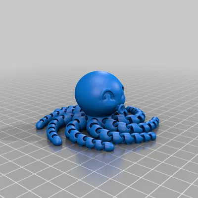 Bạch Tuộc Mini Dễ Thương v2 - Spiral