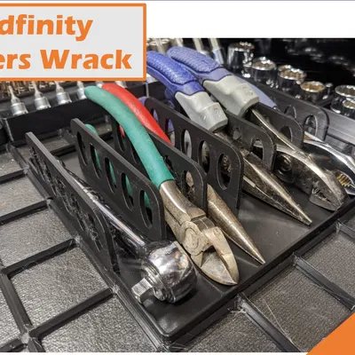 Gridfinity Pliers Wrack (Small) – Khay để kìm nhỏ 4x4