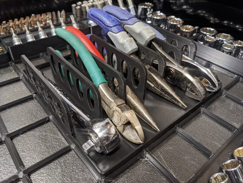 Gridfinity Pliers Wrack (Small) – Khay để kìm nhỏ 4x4 - Image 2