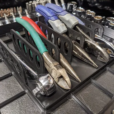 Gridfinity Pliers Wrack (Small) – Khay để kìm nhỏ 4x4