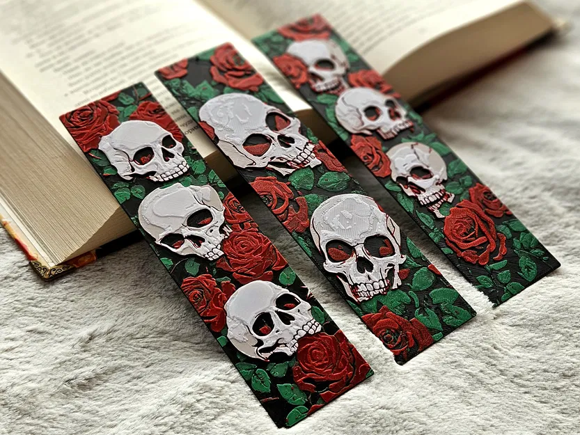 Skulls N' Roses - Bộ Bookmark - Image 1