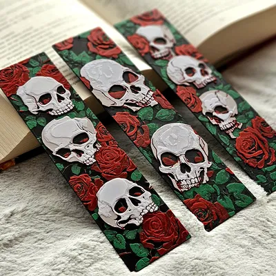 Skulls N' Roses - Bộ Bookmark