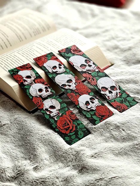 Skulls N' Roses - Bộ Bookmark - Image 2