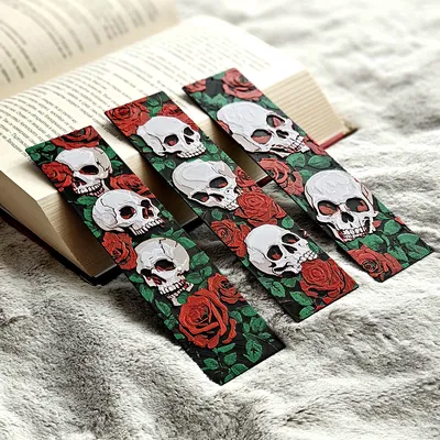 Skulls N' Roses - Bộ Bookmark