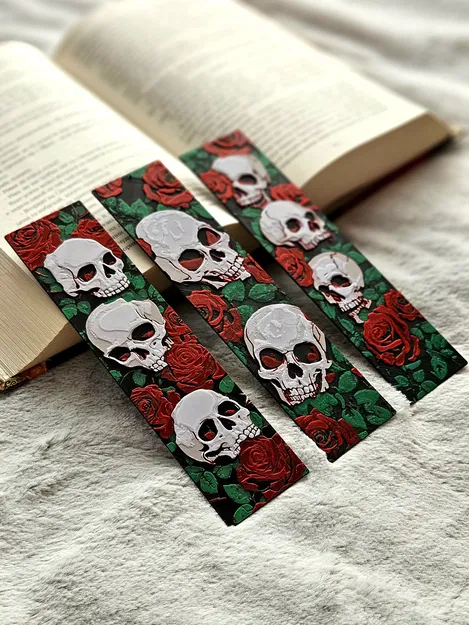 Skulls N' Roses - Bộ Bookmark - Image 3