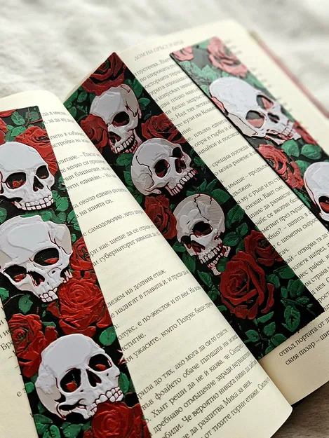 Skulls N' Roses - Bộ Bookmark - Image 4