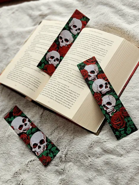 Skulls N' Roses - Bộ Bookmark - Image 6