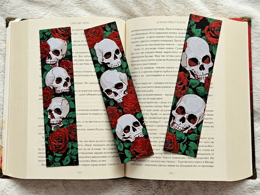 Skulls N' Roses - Bộ Bookmark - Image 8