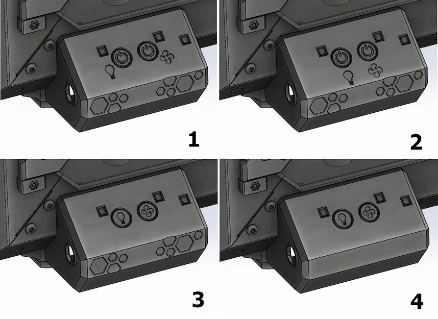 #0128 Nắp Basic Board cho Original Prusa Enclosure (Thiết kế mới hoàn toàn) - Image 2