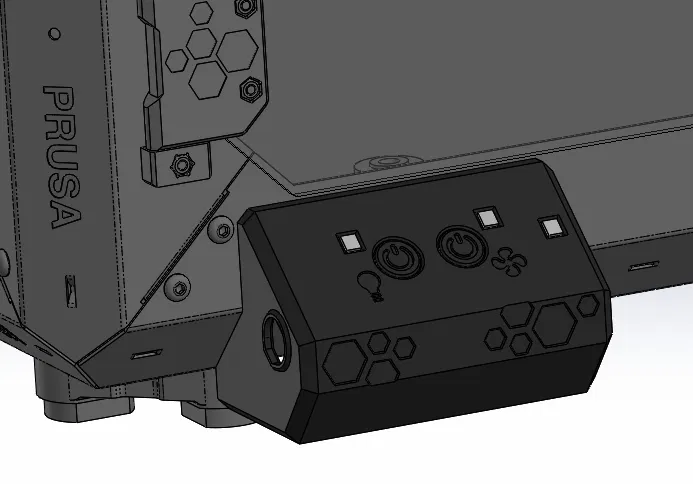 #0128 Nắp Basic Board cho Original Prusa Enclosure (Thiết kế mới hoàn toàn) - Image 9