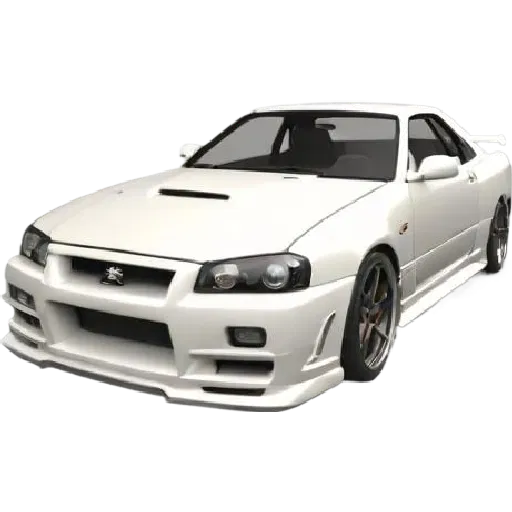 Mô Hình Xe Nissan Skyline R43 Đơn Giản Dùng Để In 3D - Image 1