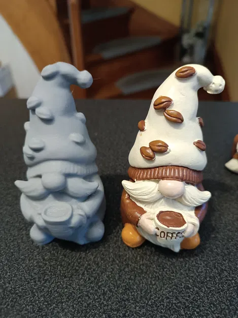 Mẫu in 3D: Cặp Gnome Đáng Yêu Chủ Đề Cà Phê - Image 4
