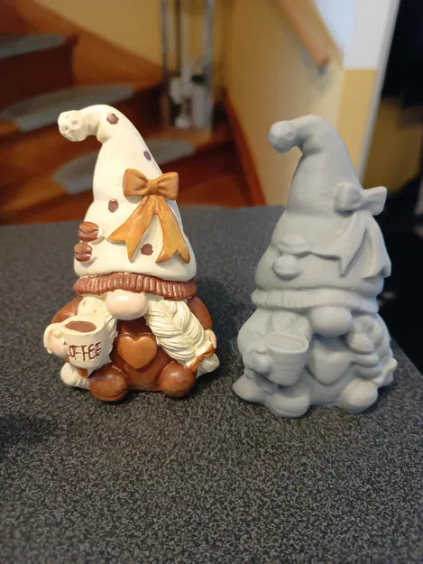 Mẫu in 3D: Cặp Gnome Đáng Yêu Chủ Đề Cà Phê - Image 5