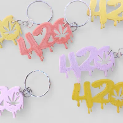 Móc Khóa 420 Grow Độc Đáo - Phong Cách "Chill"