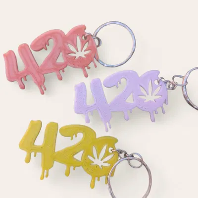 Móc Khóa 420 Grow Độc Đáo - Phong Cách "Chill"