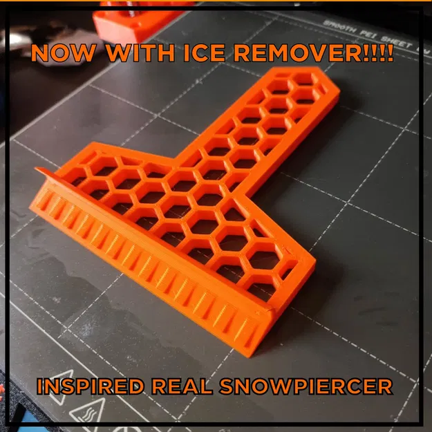 Dụng cụ cạo băng ICE SCRAPER Putopala Hex Rev9 (Upgraded, soft edges) - Image 1