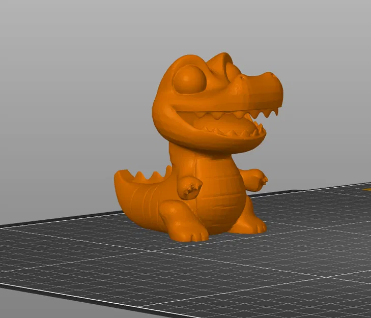 Mô Hình 3D Cá Sấu Con Kawaii Đáng Yêu - Image 2