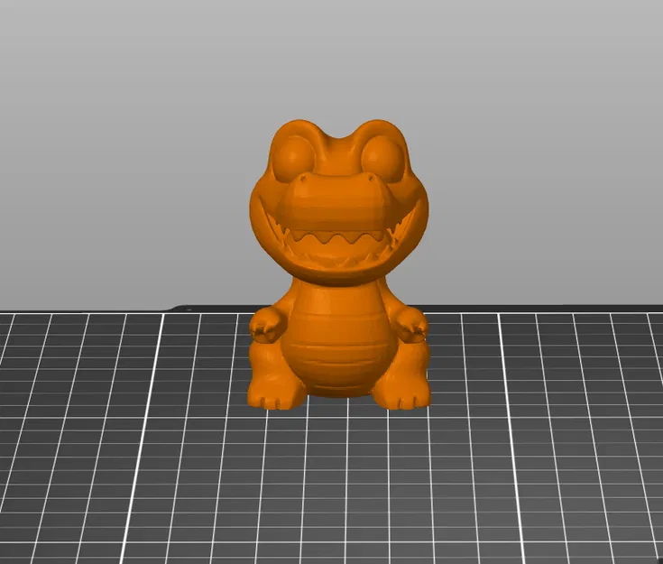 Mô Hình 3D Cá Sấu Con Kawaii Đáng Yêu - Image 8