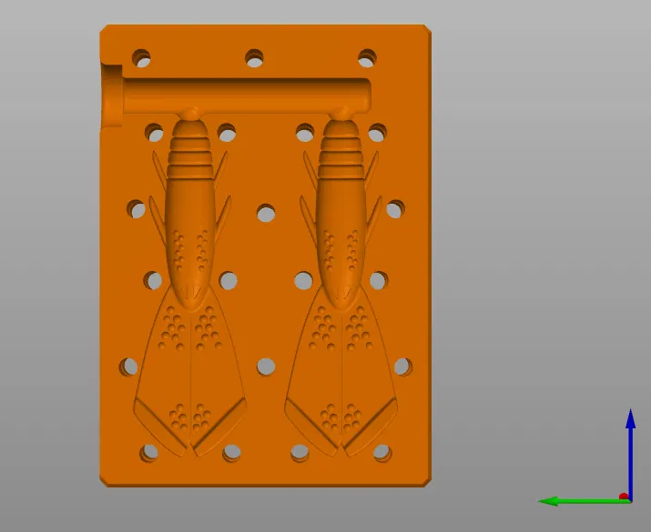 SlingCraw 3,5'' - Khuôn Injection cho Mồi Câu Cá - Image 1