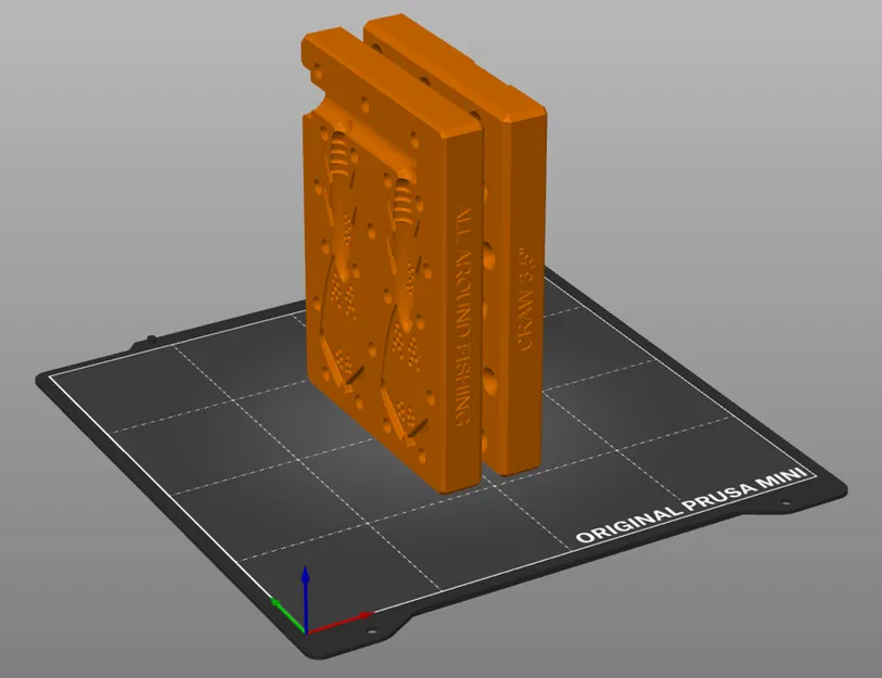SlingCraw 3,5'' - Khuôn Injection cho Mồi Câu Cá - Image 2