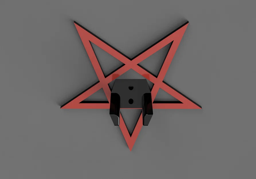 Giá Treo Guitar Pentagram Phát Sáng (Luminous Pentagram Guitar Wall Mount) - Image 1