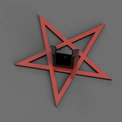 Giá Treo Guitar Pentagram Phát Sáng (Luminous Pentagram Guitar Wall Mount)