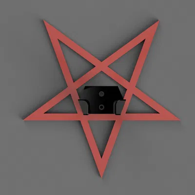 Giá Treo Guitar Pentagram Phát Sáng (Luminous Pentagram Guitar Wall Mount)