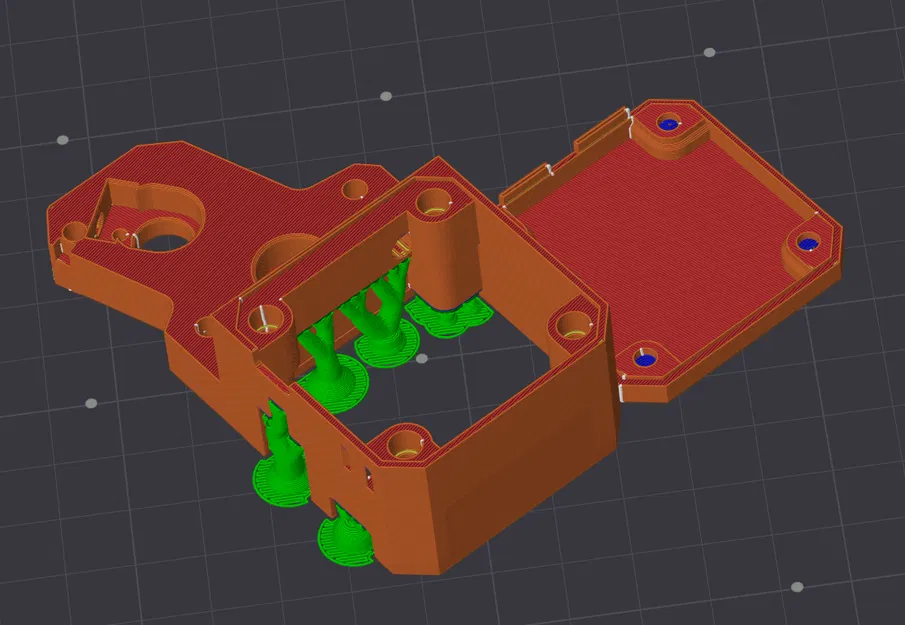 Trụ đỡ "A" và EBB42 cho Pico MMU 4 line - Image 2