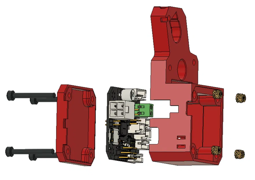 Trụ đỡ "A" và EBB42 cho Pico MMU 4 line - Image 3
