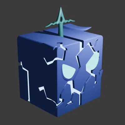 Mô Hình 3D Trái Đất Chấn (Quake Fruit) Blox Fruits Siêu Chất