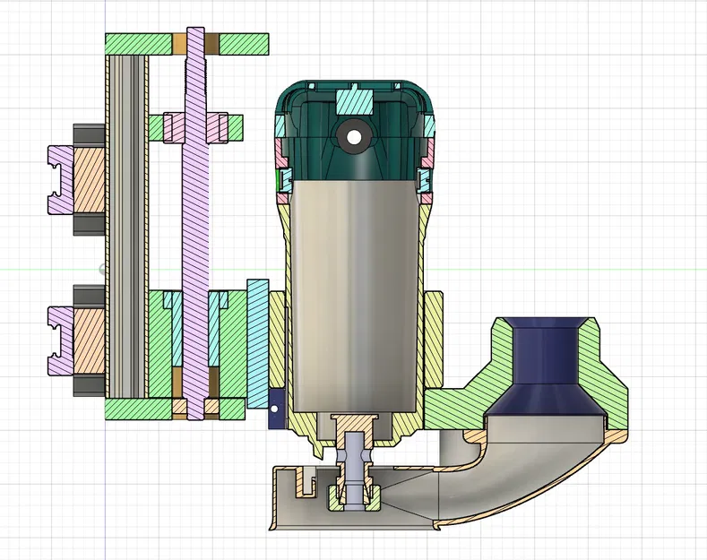 CNC Makita 700/701 Router – Magnetic Dust Shoe (đế hút bụi nam châm) - Image 2