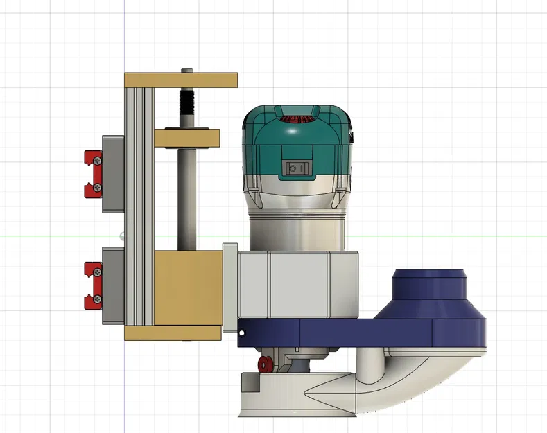 CNC Makita 700/701 Router – Magnetic Dust Shoe (đế hút bụi nam châm) - Image 5