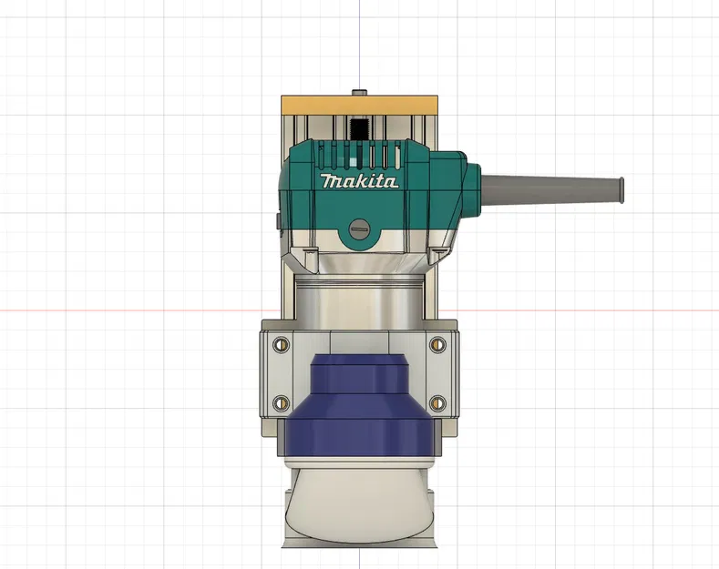 CNC Makita 700/701 Router – Magnetic Dust Shoe (đế hút bụi nam châm) - Image 6